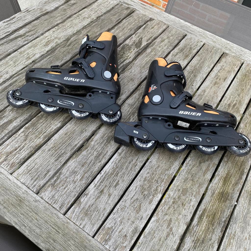 Skeelers bauer, Sport en Fitness, Skeelers, Ophalen, Gebruikt, Inline skates 4 wielen, Bauer