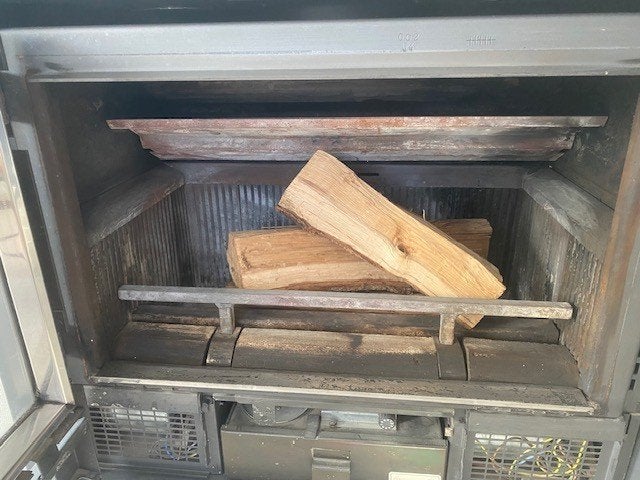 Inzet houthaard, Maison & Meubles, Encastré, Enlèvement, Utilisé, Bois