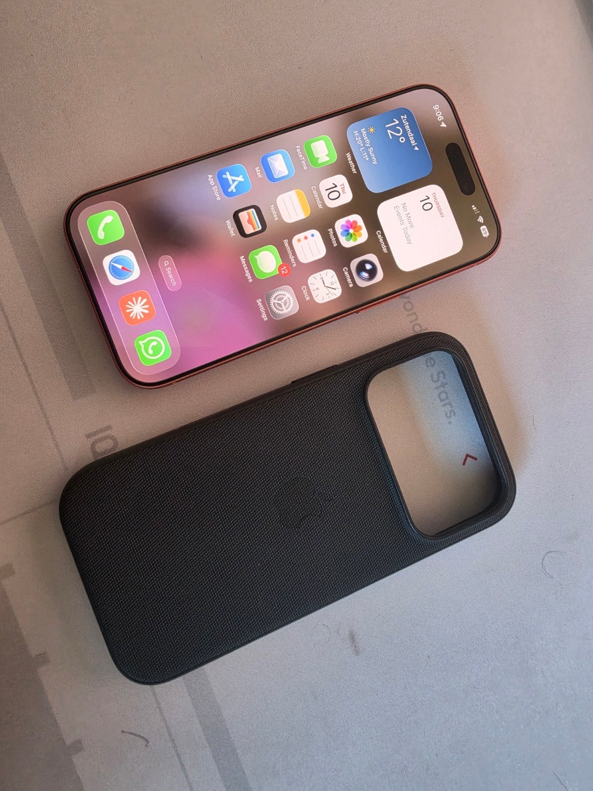 iPhone 17 Pro – Orange – 256GB – incl. 4 cases, Telecommunicatie, 256 GB, Overige modellen, Ophalen of Verzenden, Zo goed als nieuw