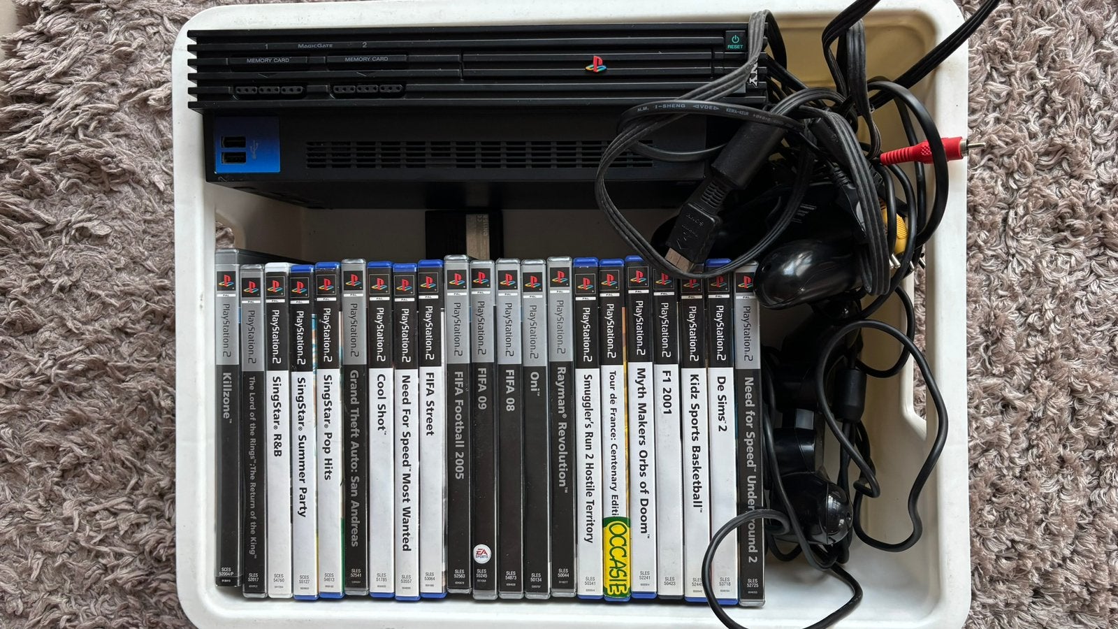 Ps2 + games, Games en Spelcomputers, Ophalen, Zo goed als nieuw
