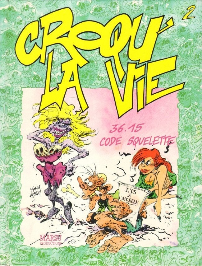 Croqu'la vie, t.2 : 36.15 code squelette., Marc Hardy, Enlèvement ou Envoi, Une BD, Comme neuf
