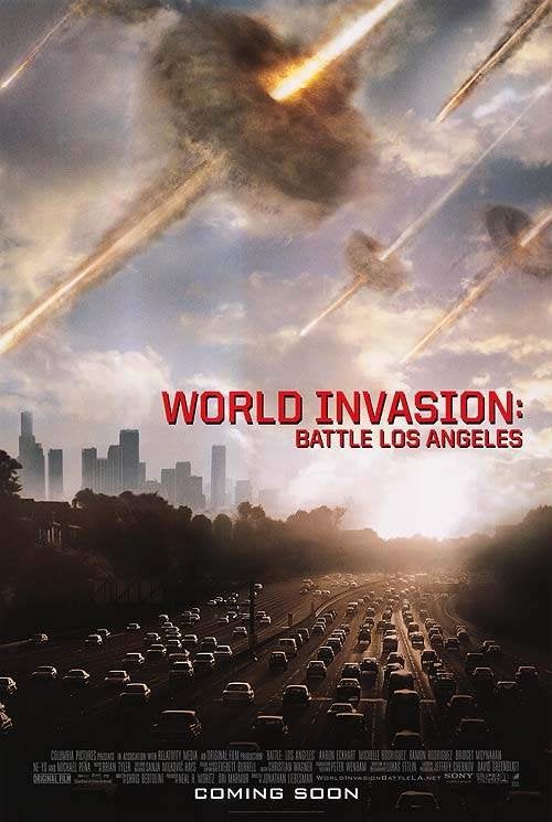 Originele filmposter Battle Los Angeles (2011), Verzamelen, Ophalen of Verzenden, Zo goed als nieuw, Film en Tv
