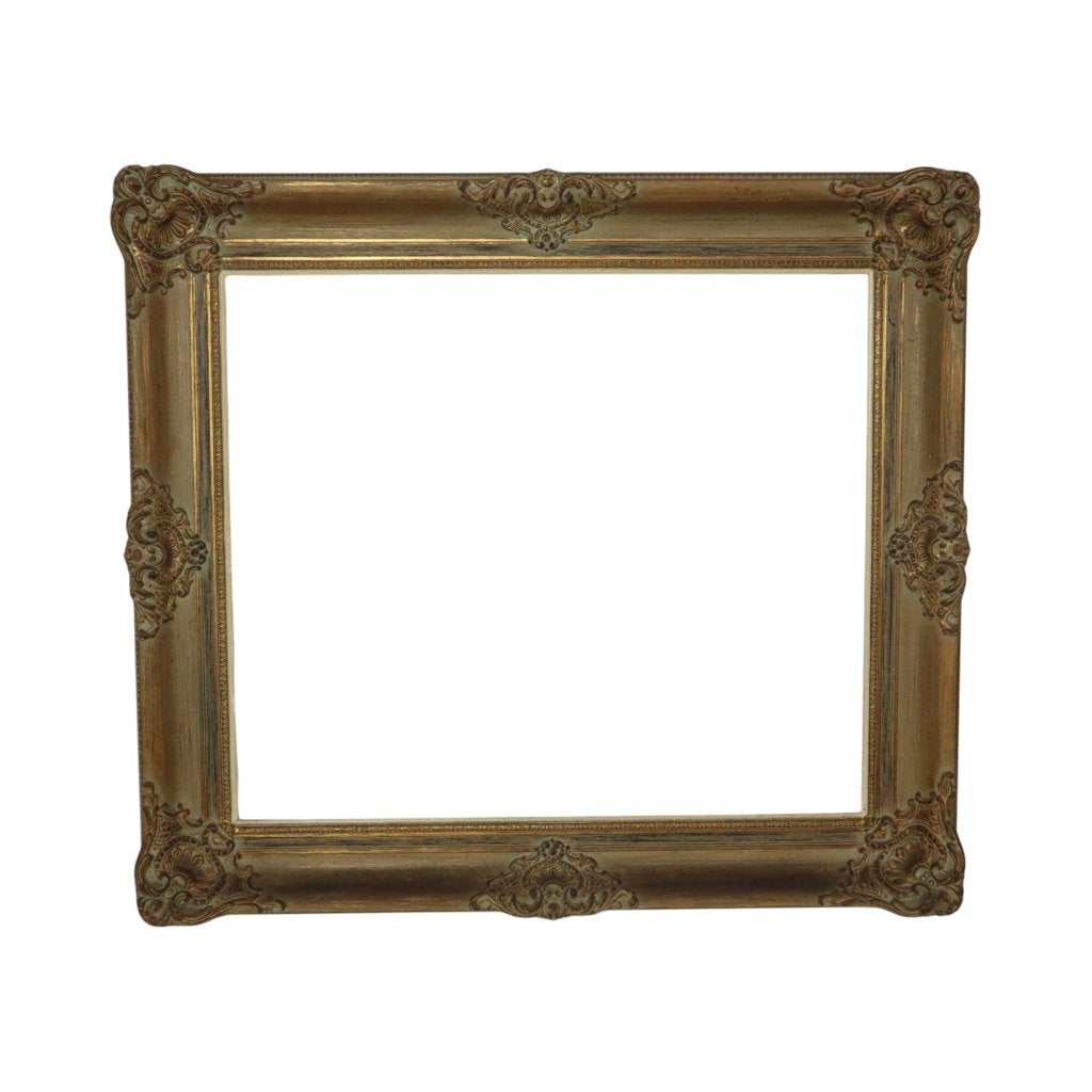 Grote Gouden Barok Stijl Lijst Klassiek Houten Kader 90x80cm, Ophalen, Gebruikt, Schilderijlijst, 80 cm