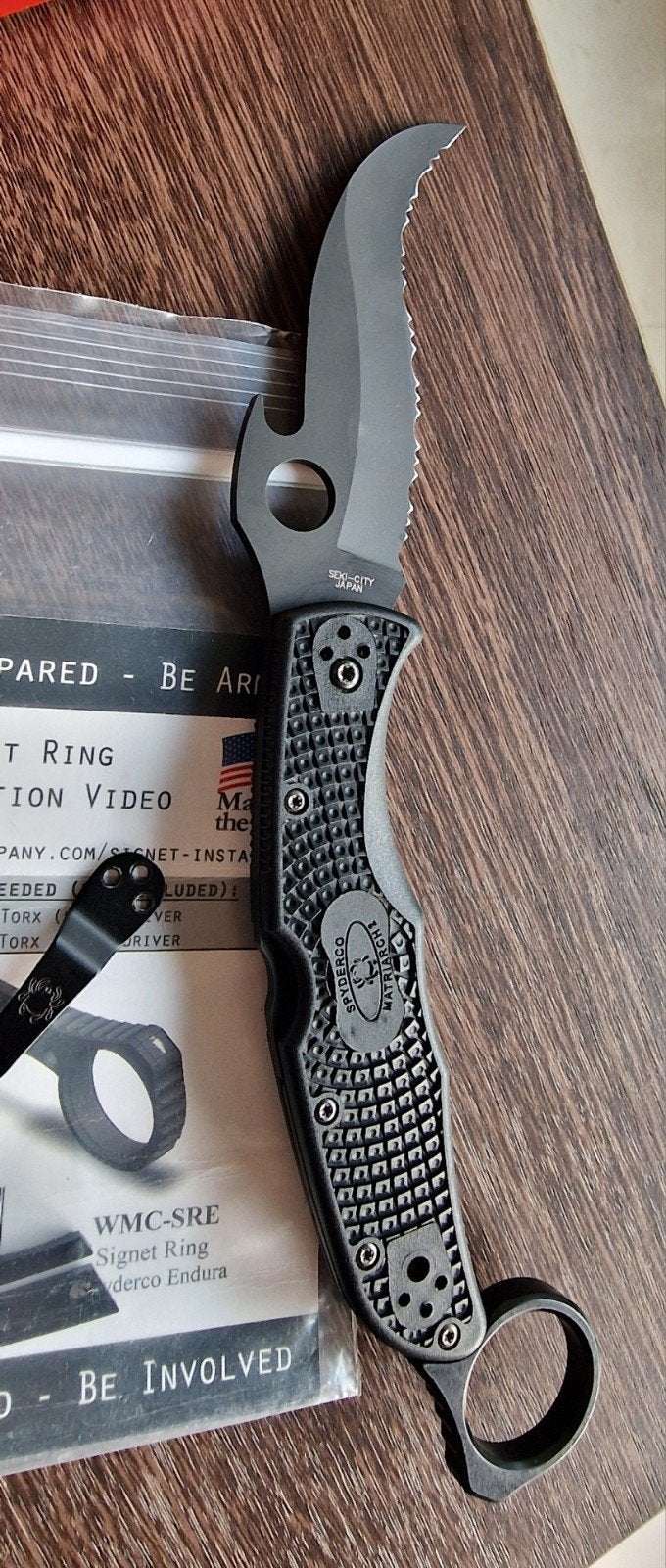 Spyderco Matriarch 2, Caravans en Kamperen, Ophalen, Zo goed als nieuw