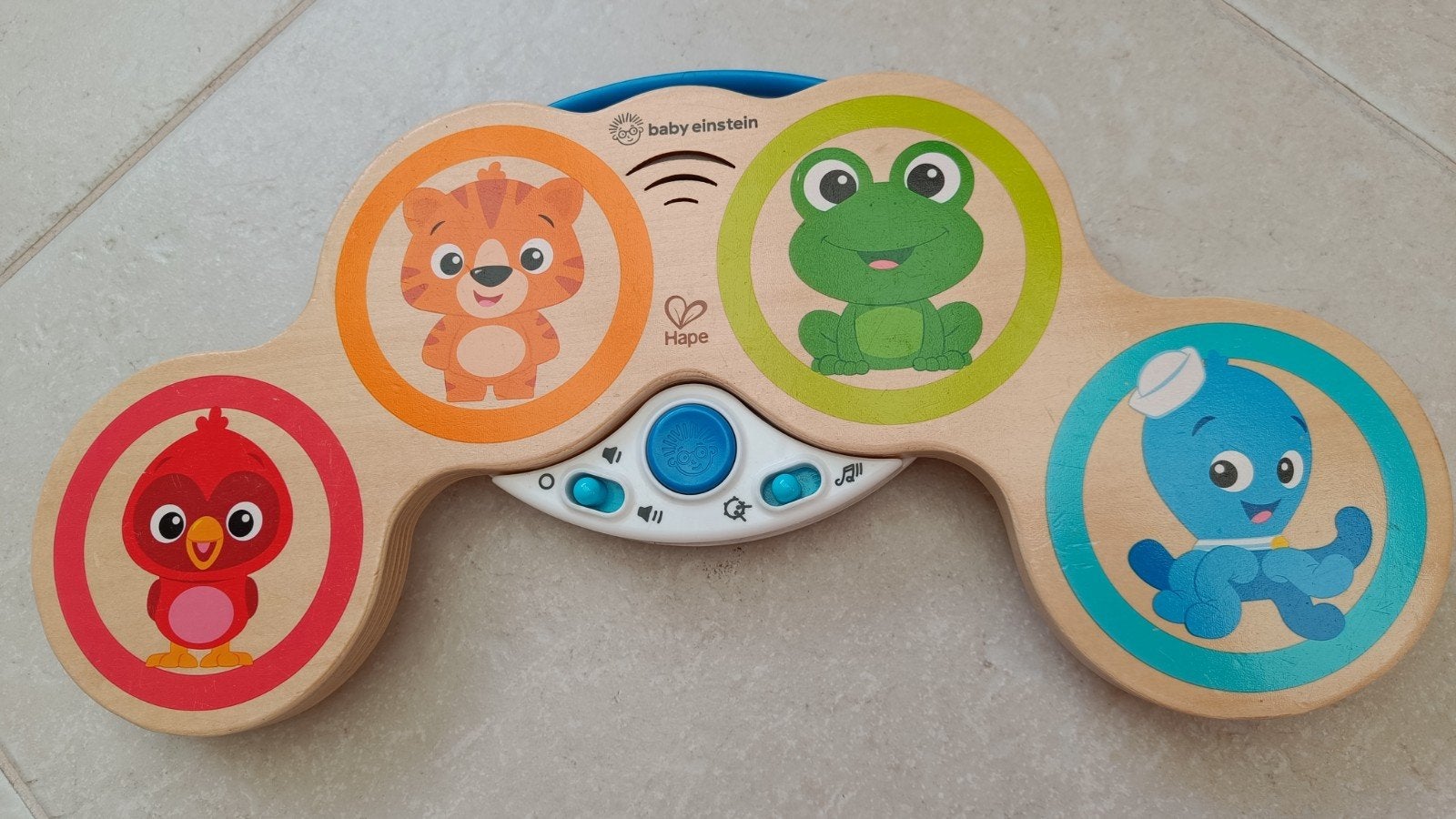 hape baby Einstein magic touch drums, Ophalen of Verzenden, Zo goed als nieuw