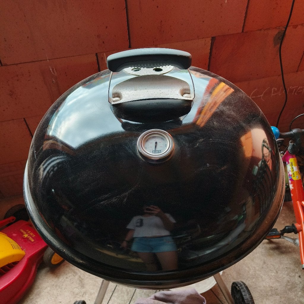 BBQ Weber + extra, Tuin en Terras, Houtskoolbarbecues, Zo goed als nieuw, Ophalen