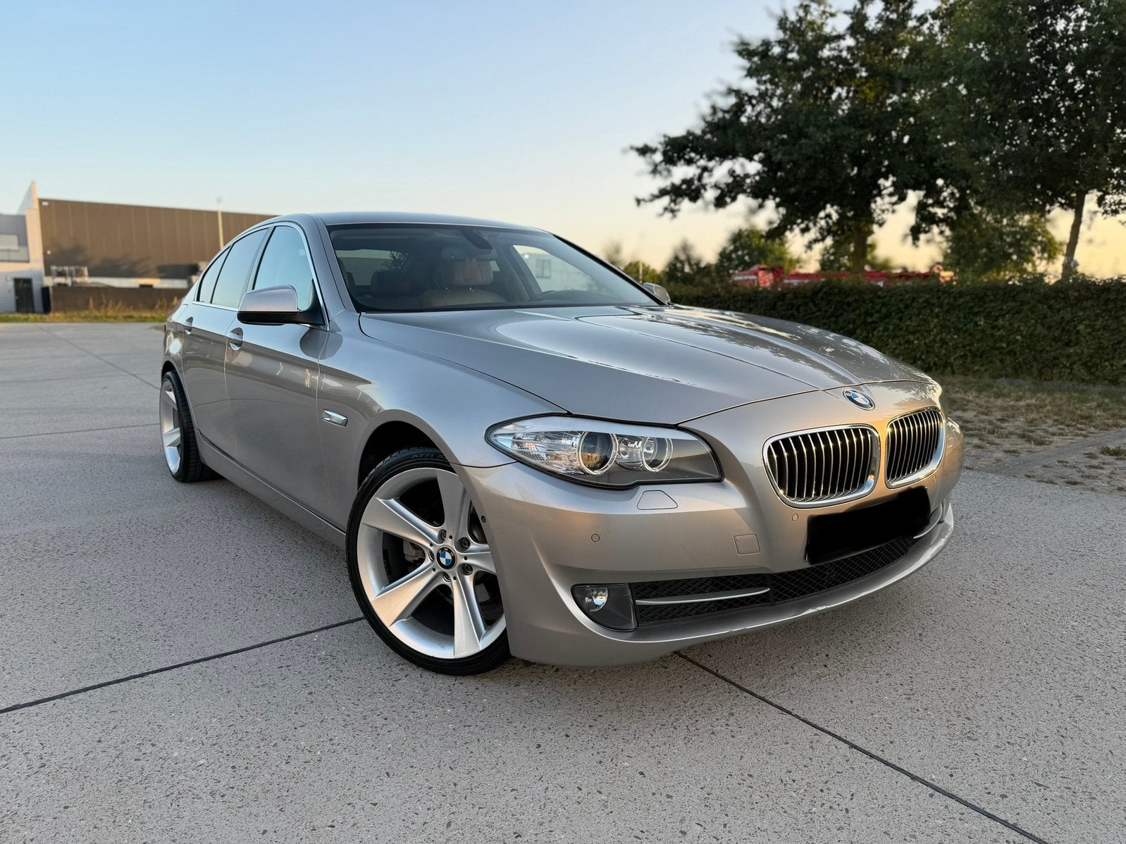 zeernette bmw 520d f10 sportautomaatblanco gekeurd v verkoop, Autos, BMW, USB, Euro 5, Beige, Automatique