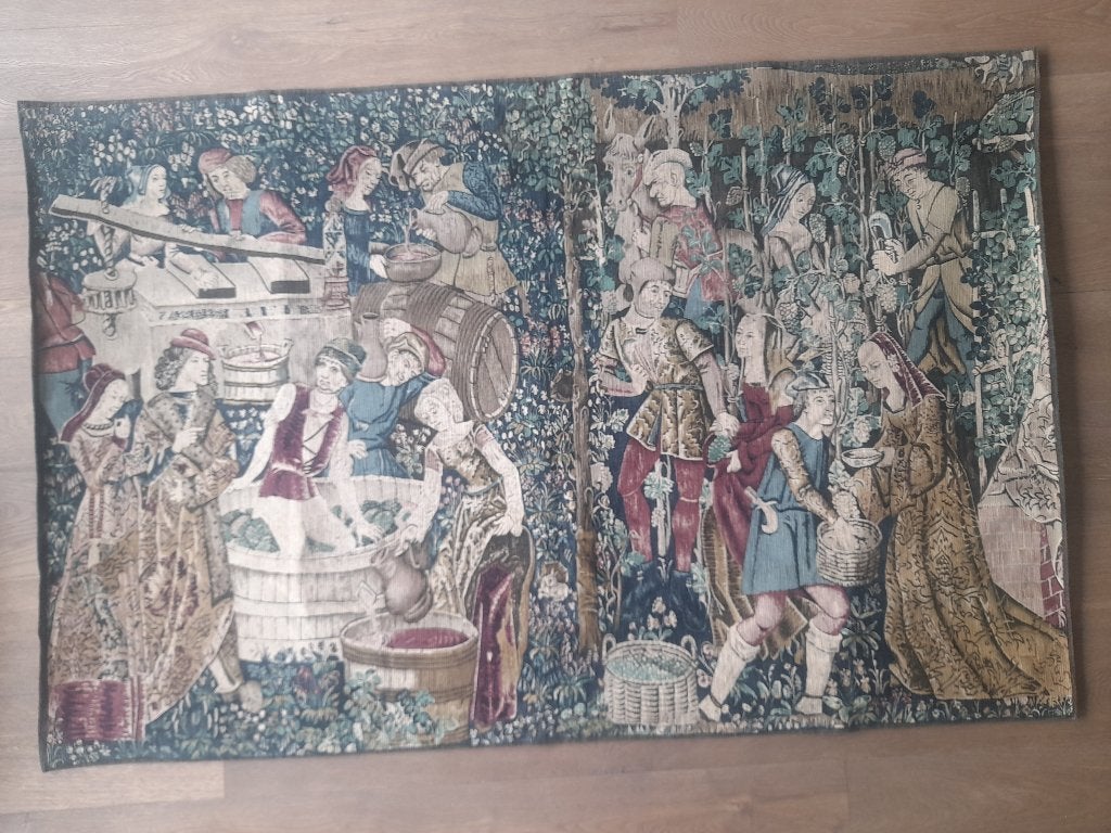 Wandtapijt Les Vendanges - met de hand gemaakt, Ophalen