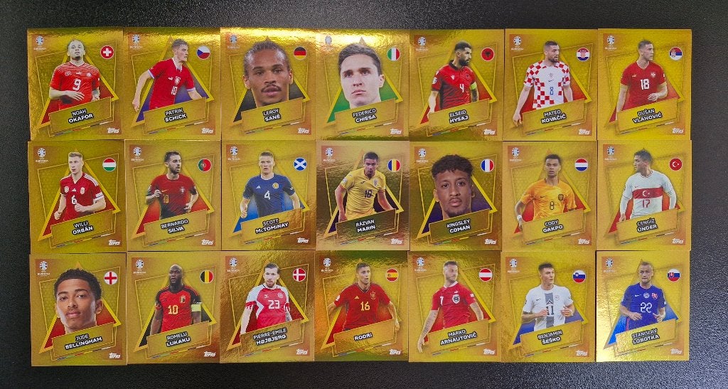Topps Euro 2024 Complete Set SP Normaal, Ophalen of Verzenden, Nieuw, Meerdere stickers