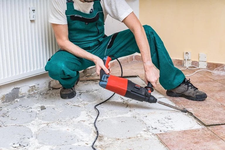 PVC vloer verwijderen? Binnen 24 uur geregeld, Huis en Inrichting, Stoffering | Vloerbedekking, Ophalen of Verzenden