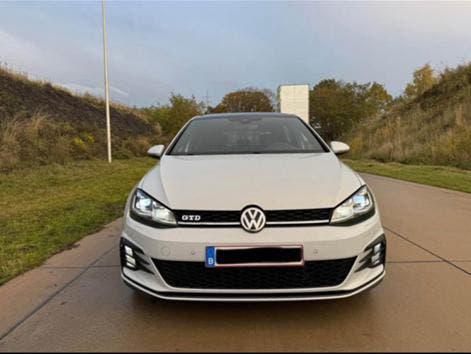 Golf 7.5 GTD, Auto's, 4 cilinders, Leder, 5 deurs, Zilver of Grijs