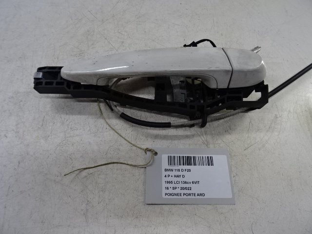 POIGNEE EXTERIEURE ARRIÈRE DROITE BMW 1 serie (F20), Utilisé, Arrière, BMW
