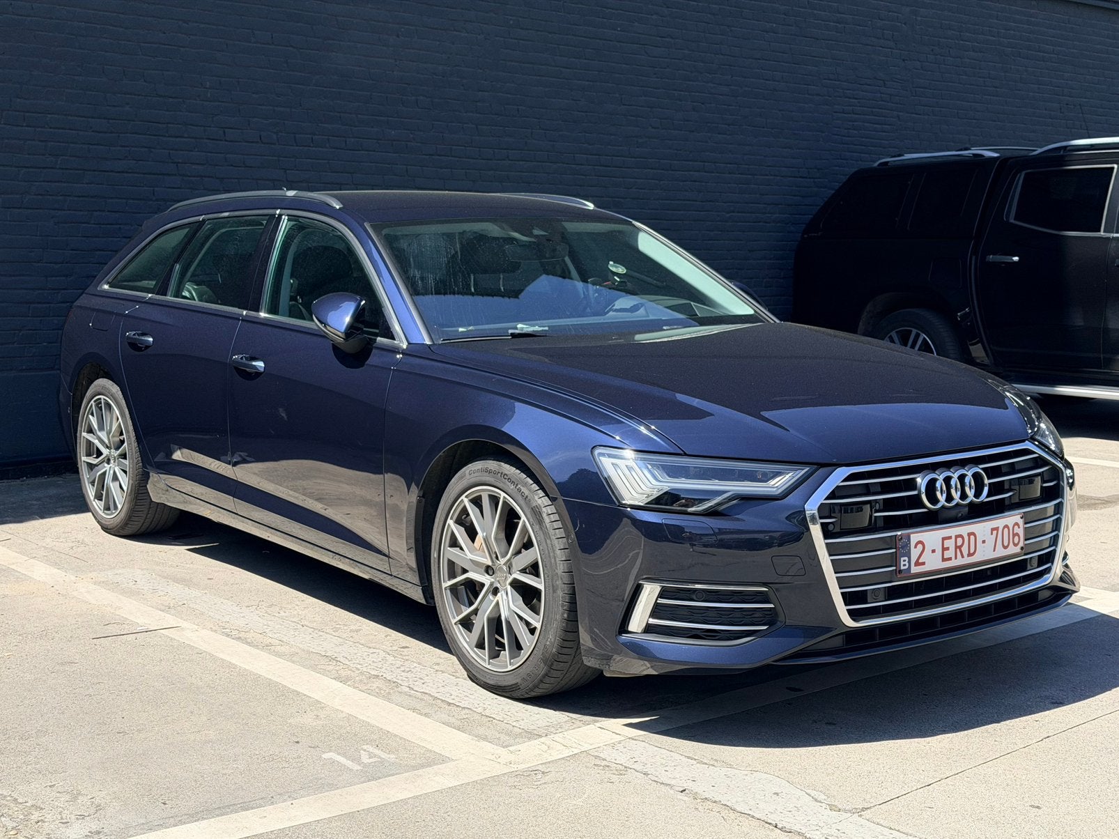 Audi a6c8 2.0tdi, Auto's, Audi, Automaat, Blauw, Leder, Break