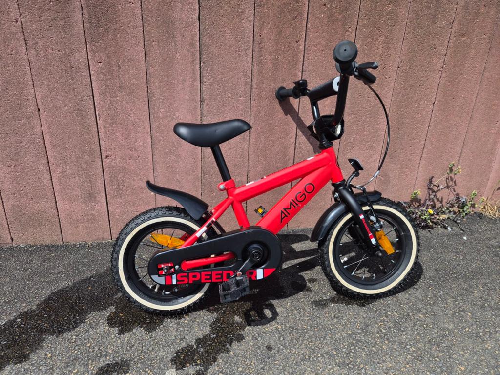 Decathlon kinderfiets 3 tot 5 jaar, Fietsen en Brommers, Ophalen, Zijwieltjes, Velgrem, Décathlon