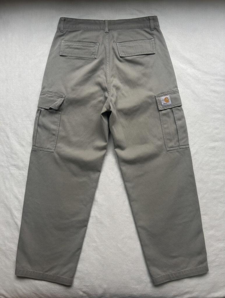Carhartt Cargo Broek | Khaki | Maat 30 | Perfecte staat, Kleding | Heren, Verzenden, Zo goed als nieuw, Maat 48/50 (M), Groen