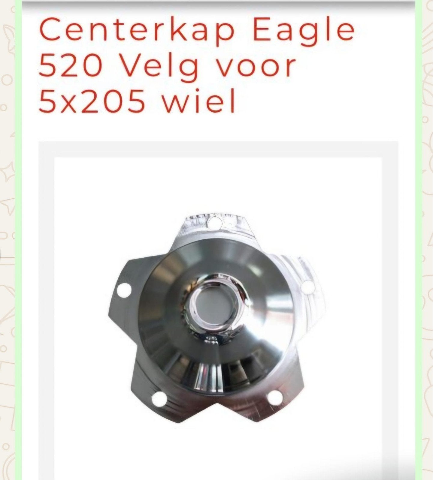 vw kever centercaps steek 5x205, Enlèvement