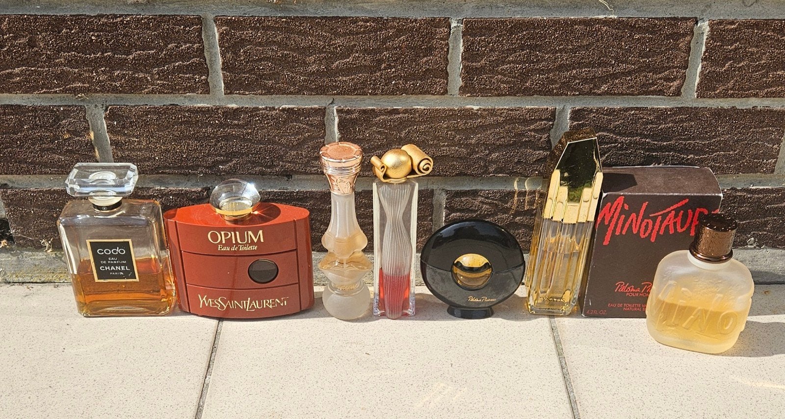 lot de 7 bouteilles de parfum vintage ,Chanel, givenchy,..., Collections, Enlèvement ou Envoi