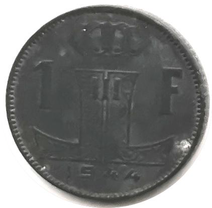 Belgische munten, Postzegels en Munten, Ophalen of Verzenden, Metaal, Losse munt