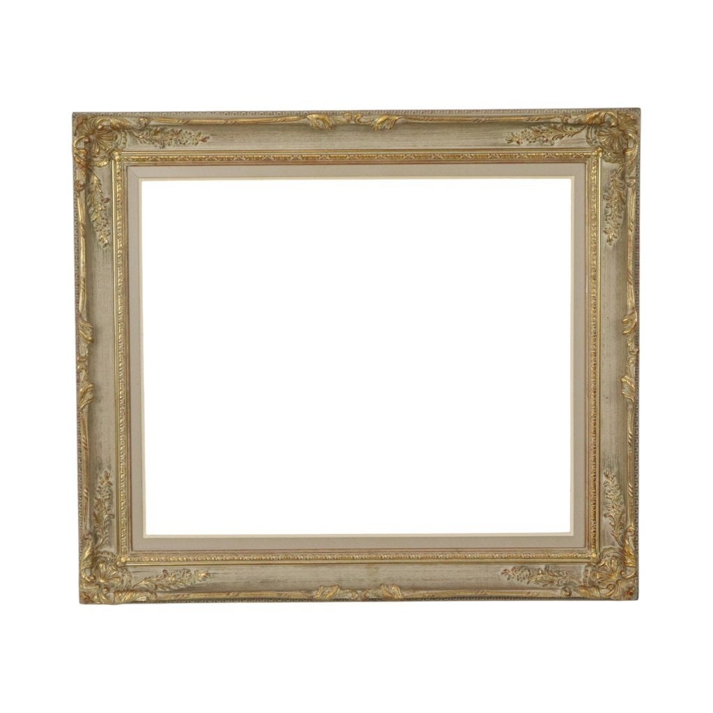Gouden Barok Stijl Lijst Klassiek Houten Kader 77x68cm, 68 cm, Gebruikt, Schilderijlijst, 78 cm