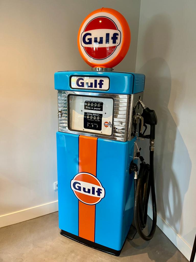 Benzinepomp Gulf, Verzamelen, Automaten | Overige, Ophalen, Zo goed als nieuw