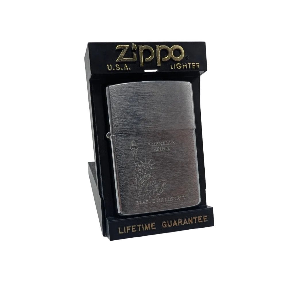 Statue de la Liberté Zippo Lighter (1991) — Grade B, Caravanes & Camping, Enlèvement ou Envoi, Comme neuf