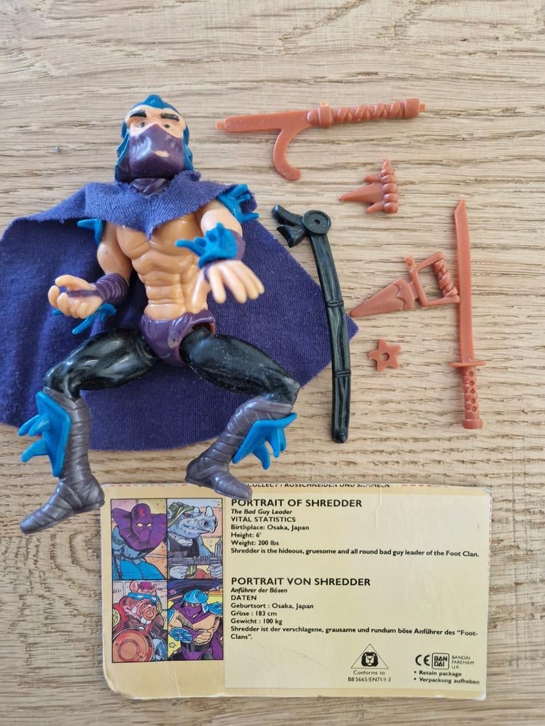 TMNT1988 Shredder, Ophalen