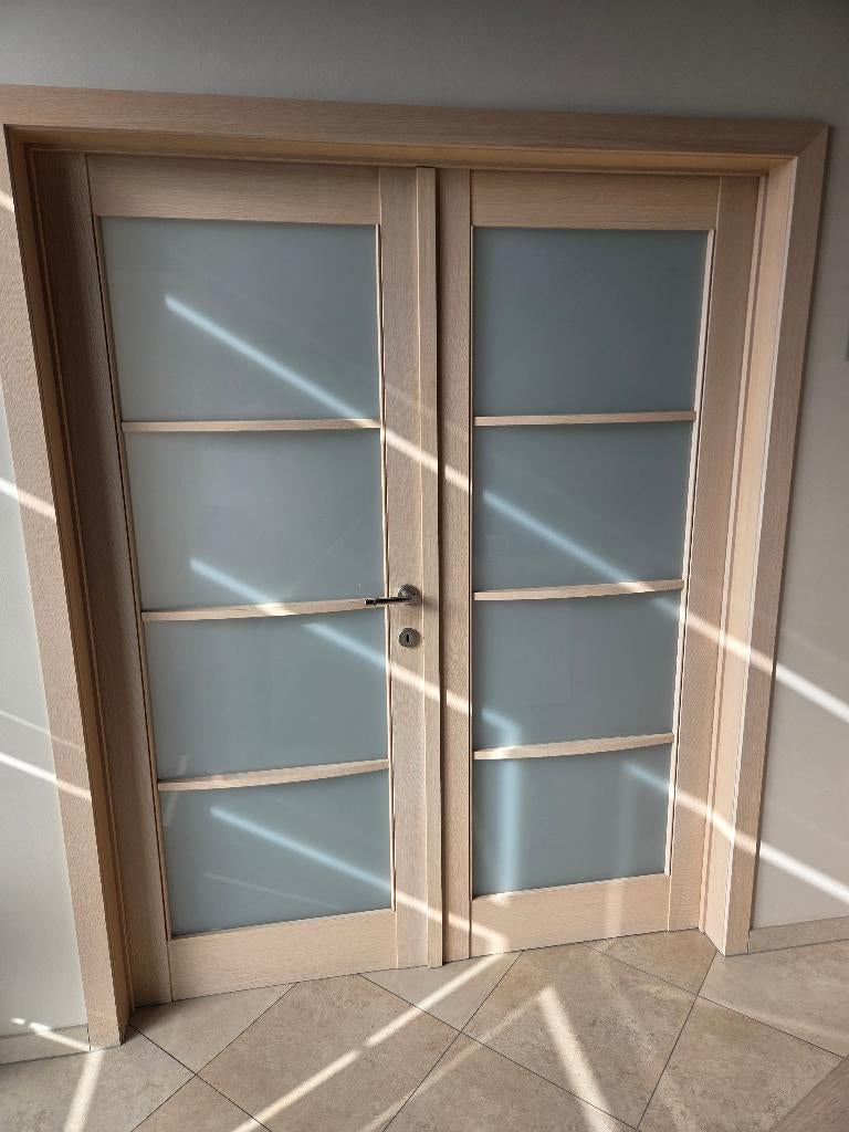 Binnendeur, Doe-het-zelf en Bouw, Deuren en Vliegenramen, Ophalen, Gebruikt, 120 cm of meer, Binnendeur