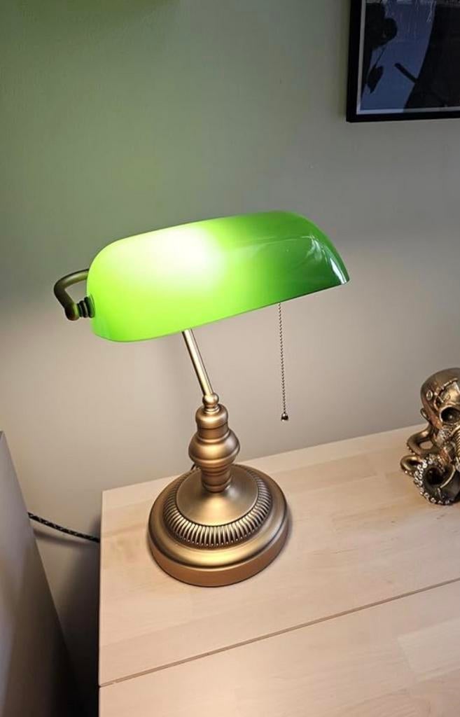 Lampe Rétro Vintage, Maison & Meubles, Lampes | Lampes de table, Comme neuf, Moins de 50 cm, Verre, Enlèvement