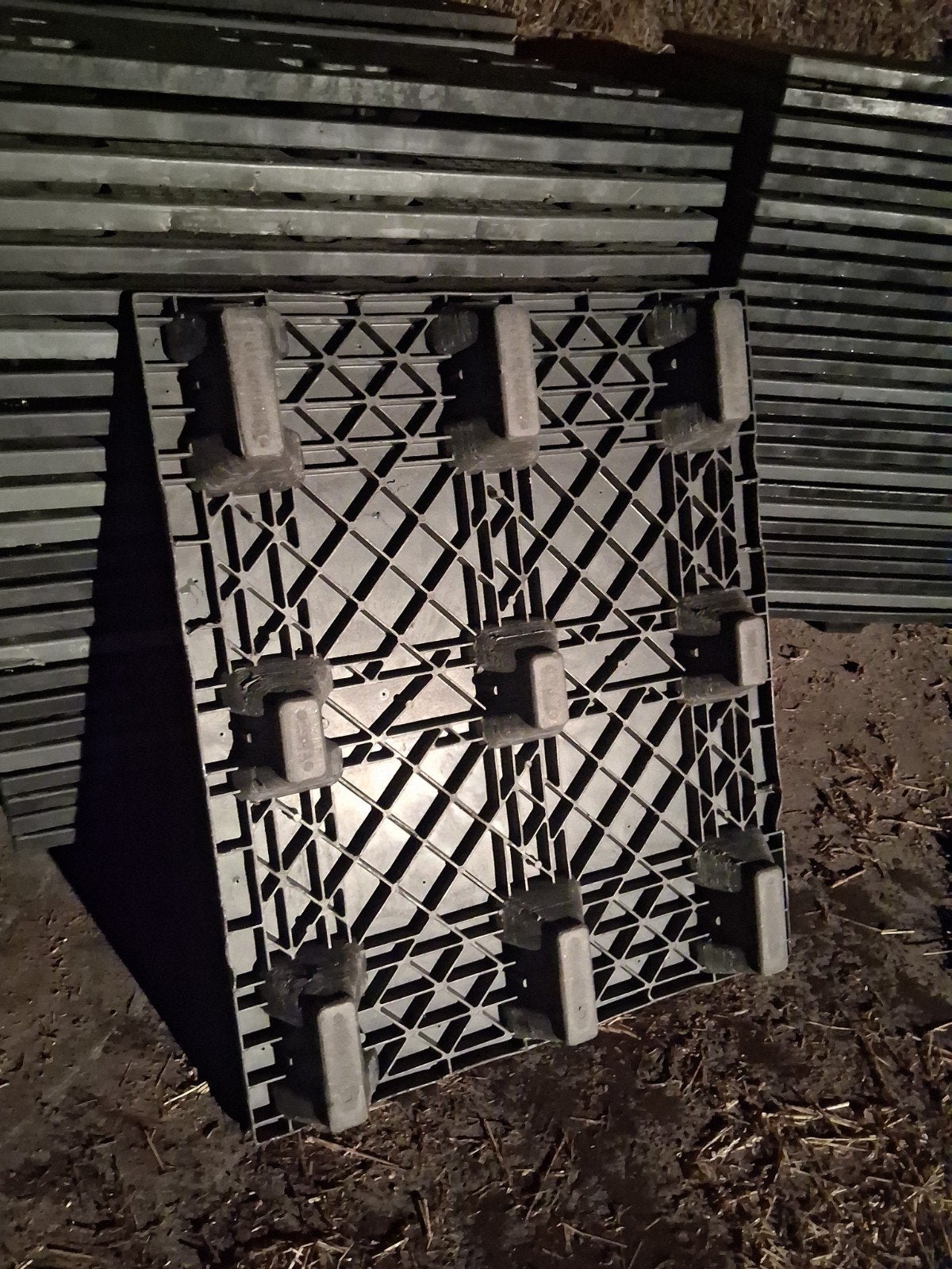 Plastieken paletten, Enlèvement