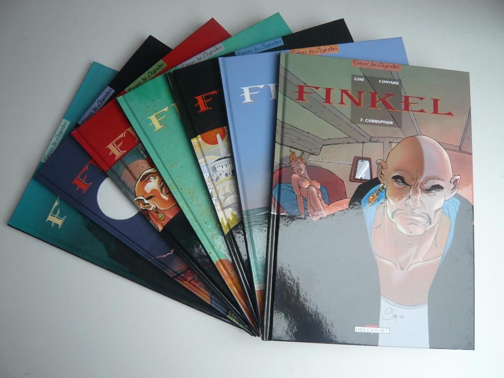 Bd FINKEL tomes 1 à 7 (EO état neuf) de CONVARD, Boeken, Stripverhalen, CONVARD / GINE, Complete serie of reeks, Ophalen of Verzenden