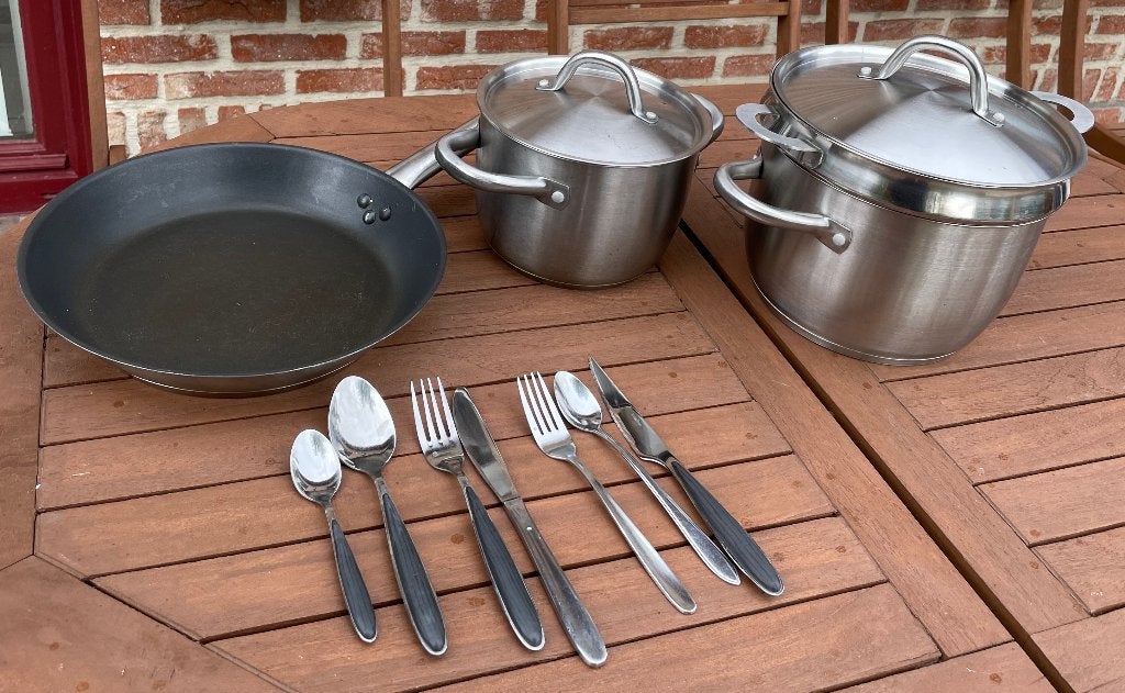 Ensemble de casserole IKEA + 1 poêle, Enlèvement, Utilisé, Ensemble de casseroles, IKEA