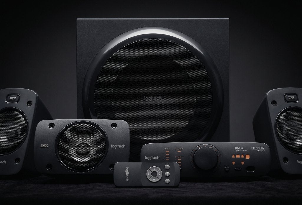 Système audio Surround 5.1 Logitech Z906, Haut-parleur central, Enlèvement ou Envoi, Logitech, Utilisé