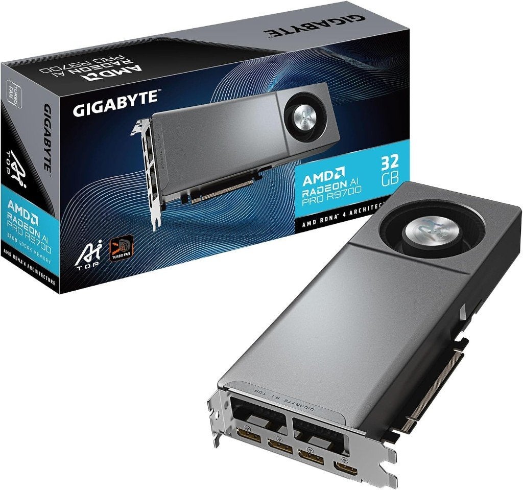 Nieuw Gigabyte Radeon AI PRO R9700 AI TOP 32G, AMD, GDDR6, Nieuw, Ophalen of Verzenden