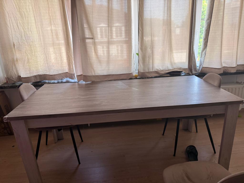 Eettafel Eline, Ophalen, Gebruikt, 150 tot 200 cm, Vijf personen of meer
