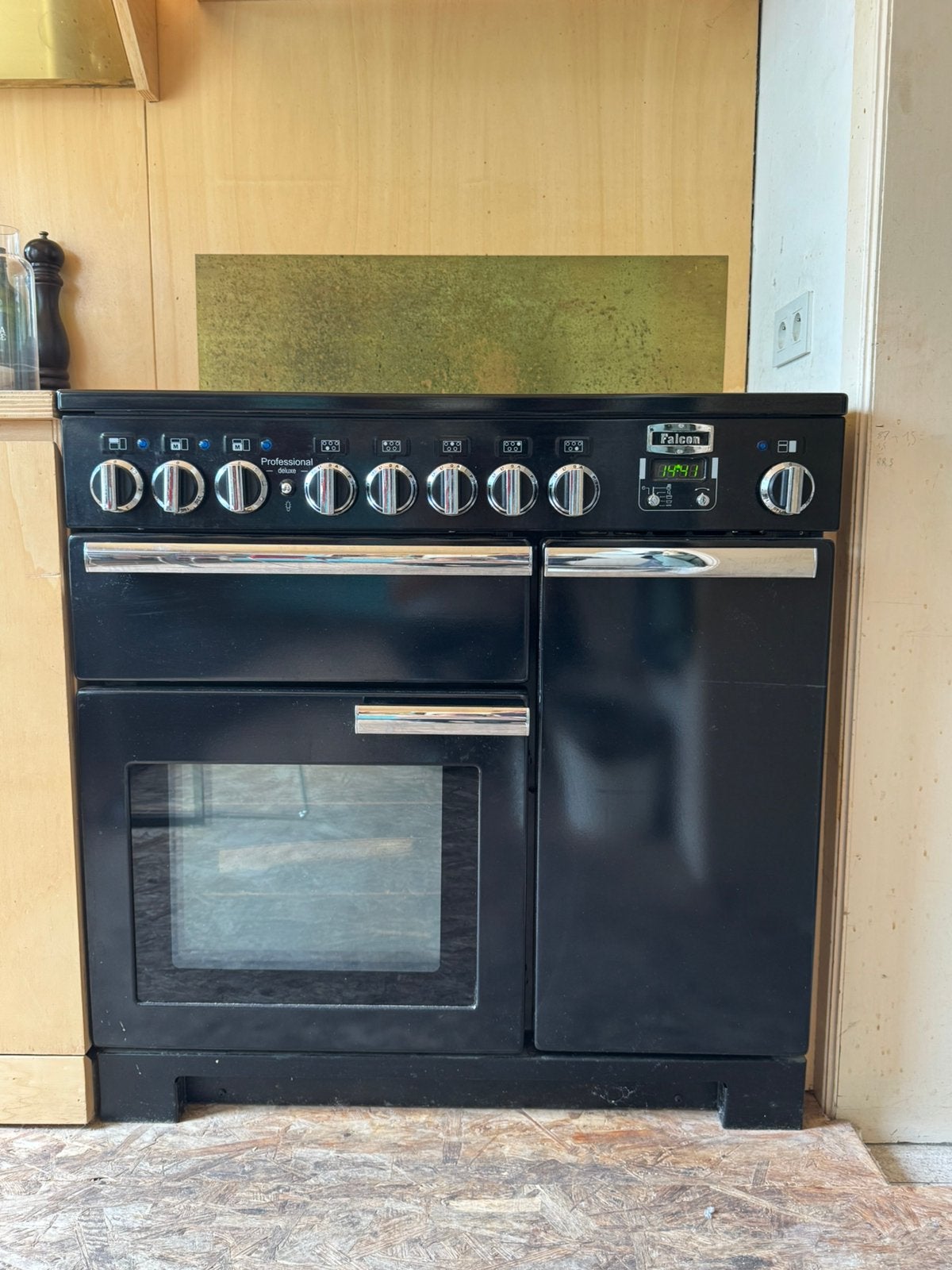 Falcon fornuis (inductie) met 2 ovens, Electroménager, Cuisinières, Enlèvement, Utilisé, Gril, 90 à 95 cm