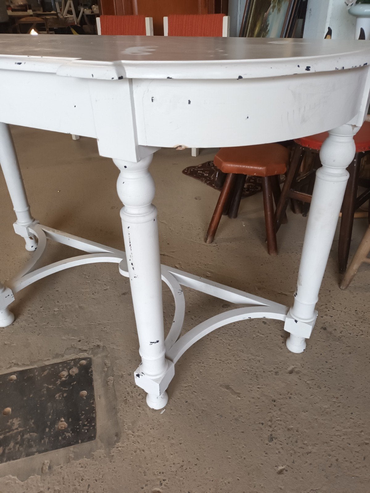 Brocante/landelijke muurtafel, Ophalen