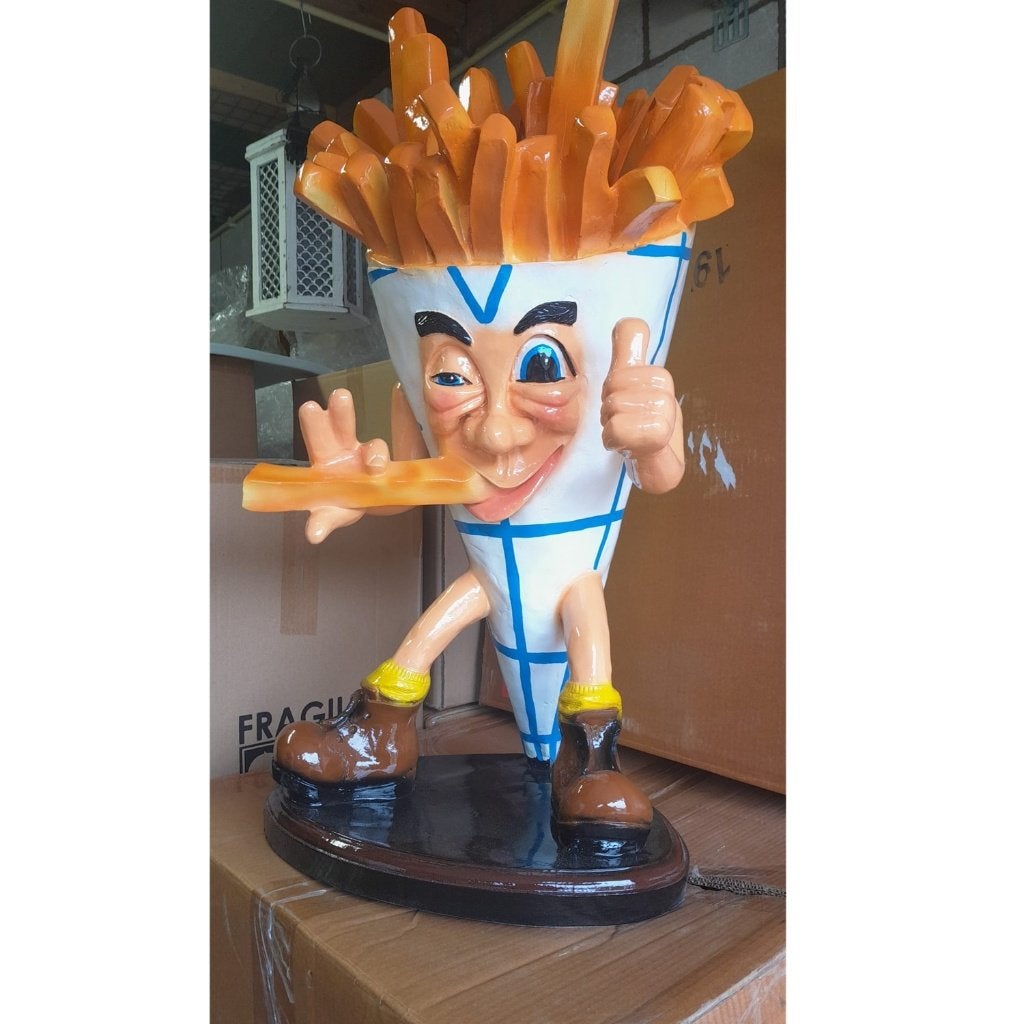 Frietzak - 70 cm hoog - Patatzak - polyester, Ophalen, Nieuw