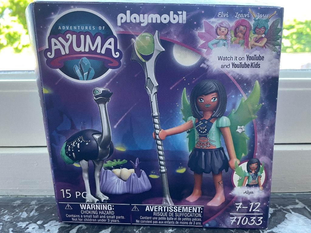 Playmobil Ayuma maan fee en struisvogel - compleet in doos, Ophalen of Verzenden, Zo goed als nieuw, Complete set