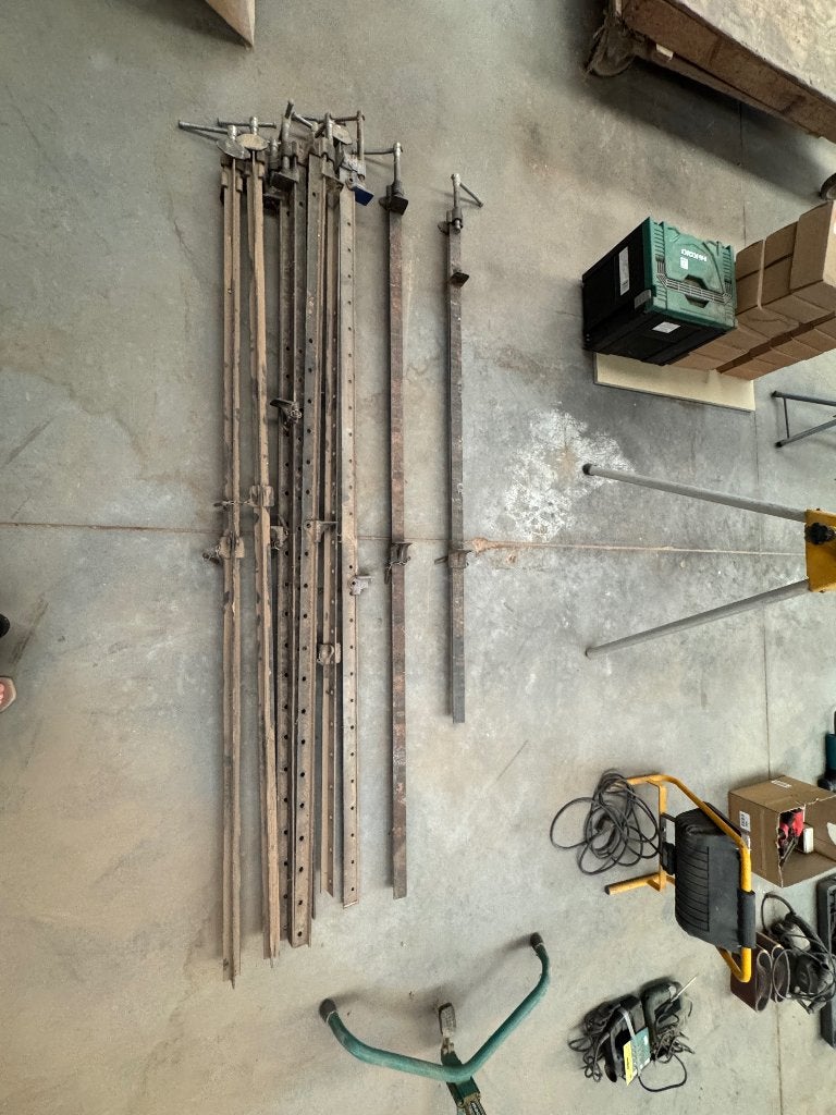 Lijmtangen 9x2m - 1x1,50m, Bricolage & Construction, Outillage | Outillage à main, Enlèvement, Utilisé, Pince