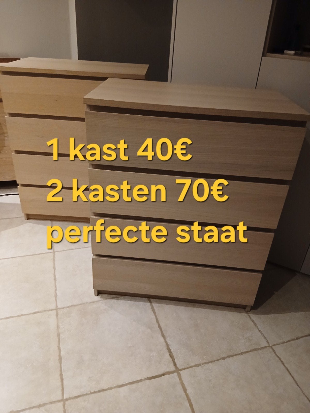 Ikea Kastje MALM, Ophalen