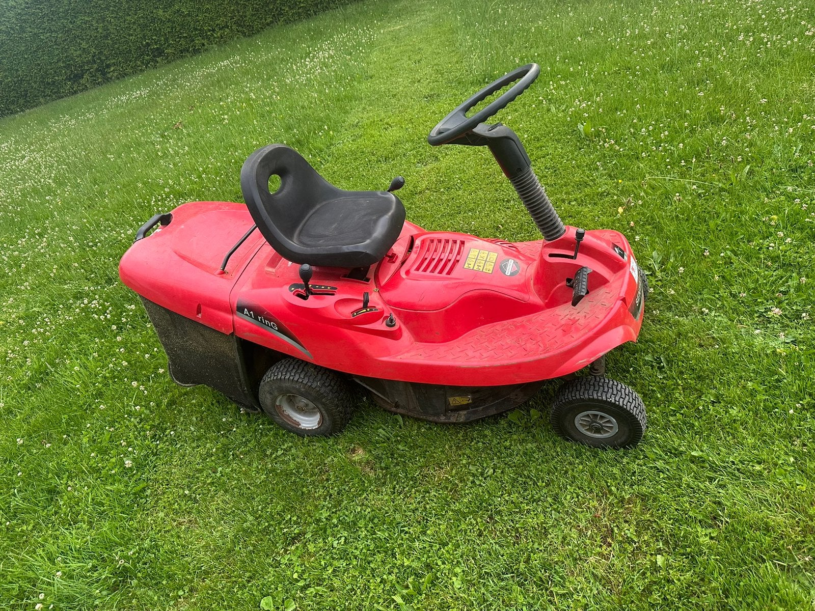 Tracteur tondeuse Sentar A1 ring, Enlèvement, Utilisé, Bac de ramassage, Moins de 90 cm