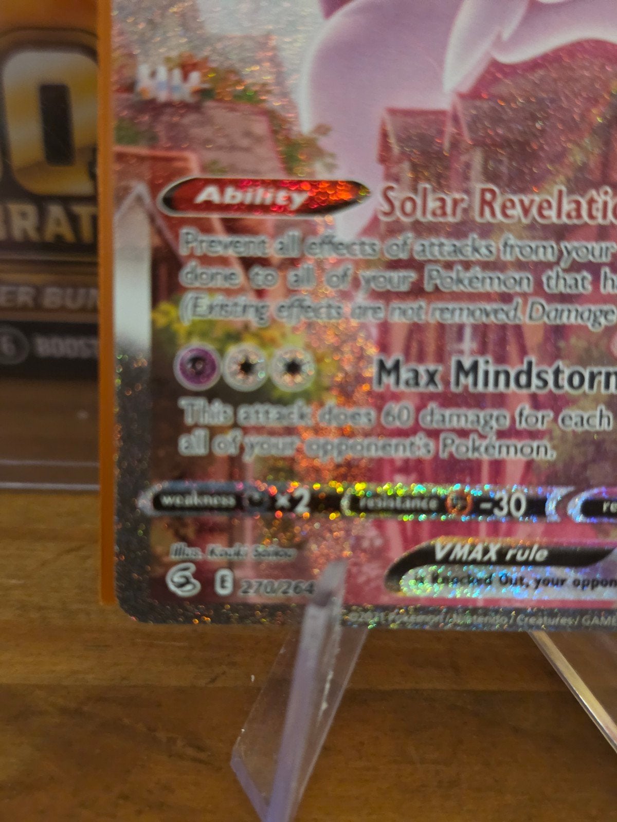 Espeon vmax, Enlèvement ou Envoi, Comme neuf, Cartes en vrac, Foil