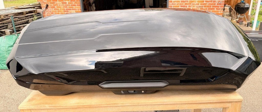 Thule Motion 3 XL 490L + Mont Blanc dakdragers, Autos : Divers, Enlèvement, Comme neuf