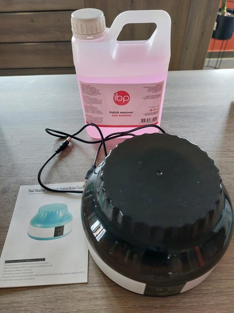 Nagelsteamer + product om te gellak te verwijderen, Ophalen of Verzenden