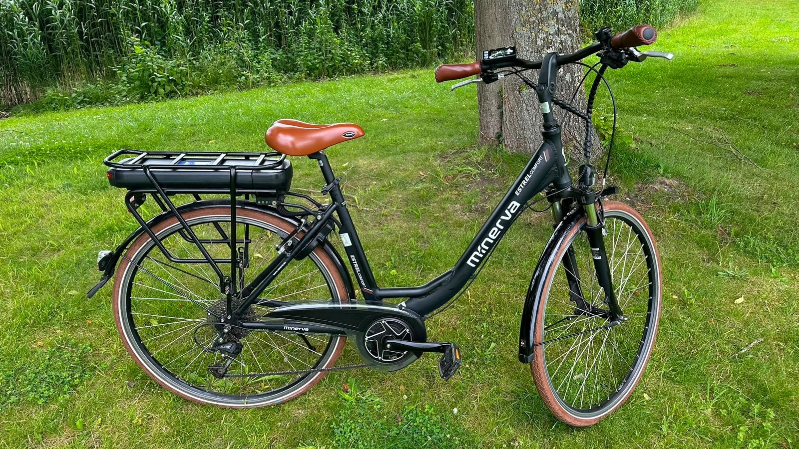 Middenmotor Minerva elektrische fiets met  518 WH accu, Vélos & Vélomoteurs, Enlèvement, Comme neuf