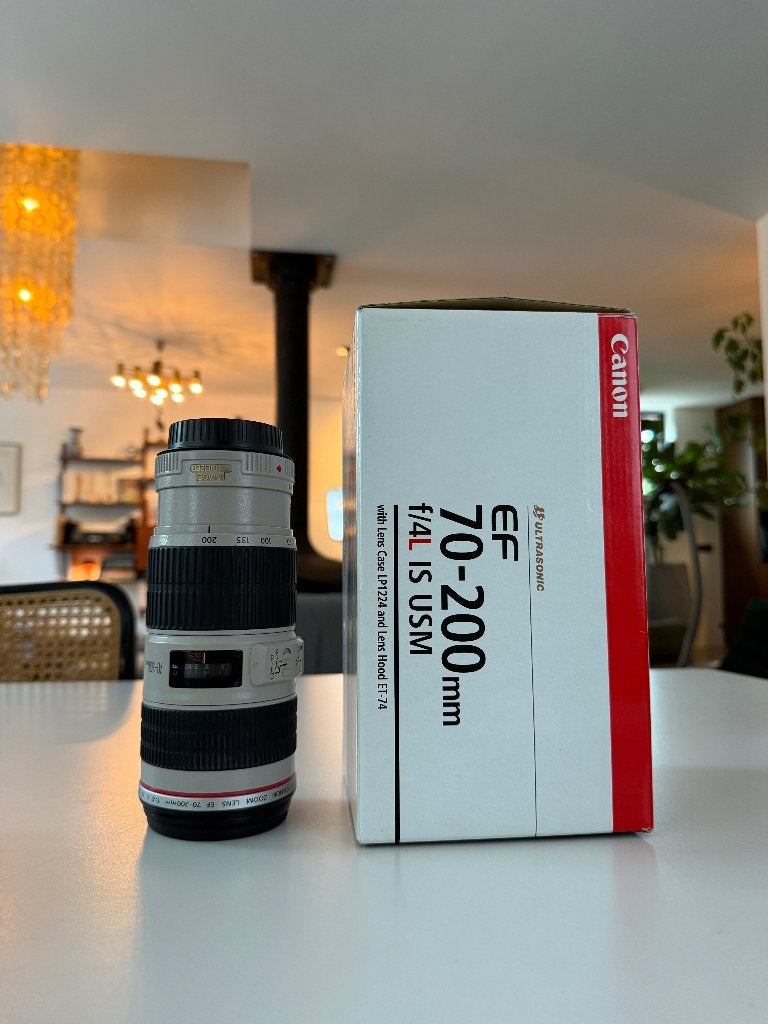 Canon EF 70-200mm f/4L IS USM – L-serie, TV, Hi-fi & Vidéo, Canon, Comme neuf, Enlèvement, Accessoires