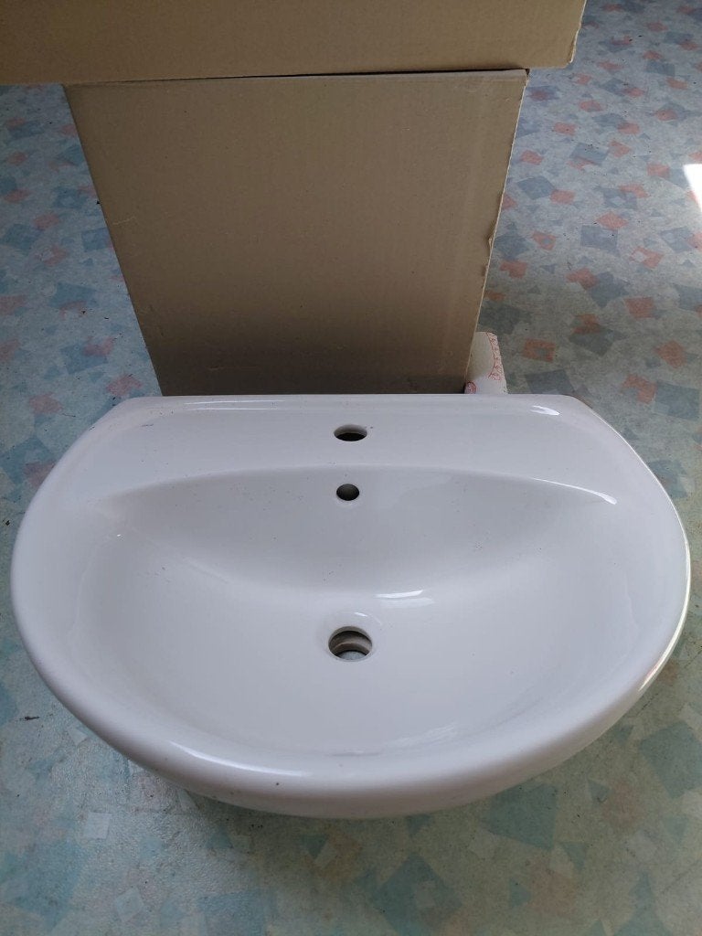 Lavabo Jika 60 x 49, Ophalen, Nieuw, Wastafel