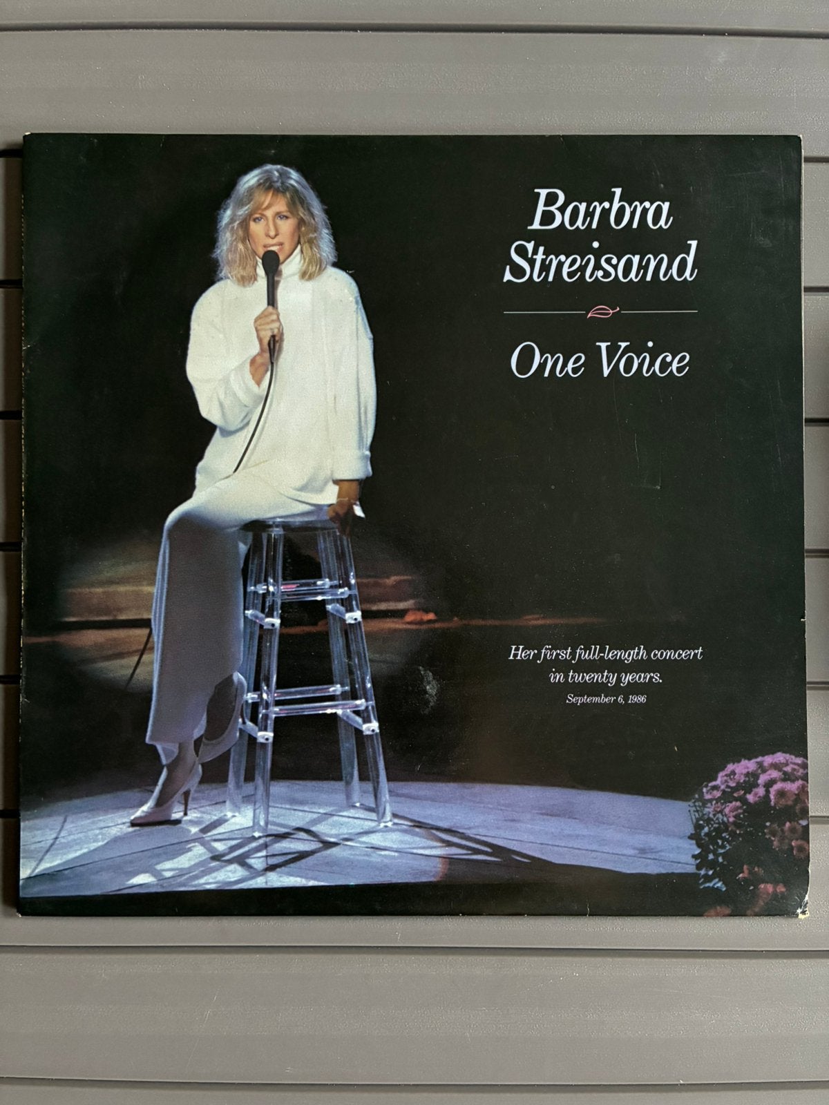 Barbra Streisand – One Voice (Vintage Vinyl LP, 1987), Cd's en Dvd's, Ophalen of Verzenden, Zo goed als nieuw, Pop, Album