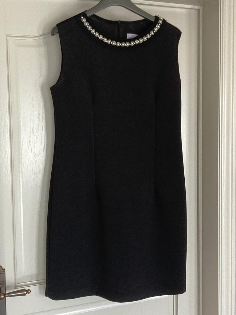 Heel mooi ensemble jurk met jas VERY SIMPLE, large. Perf.st., Kleding | Dames, Zwart, Maat 42/44 (L), Ophalen of Verzenden, Zo goed als nieuw