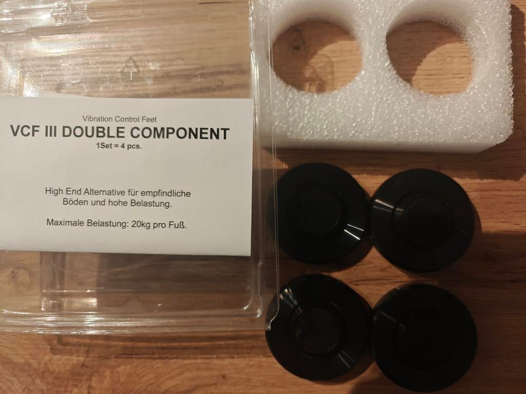Audio physic vcf iii double component voetjes 4 stuks, Enlèvement ou Envoi, Utilisé